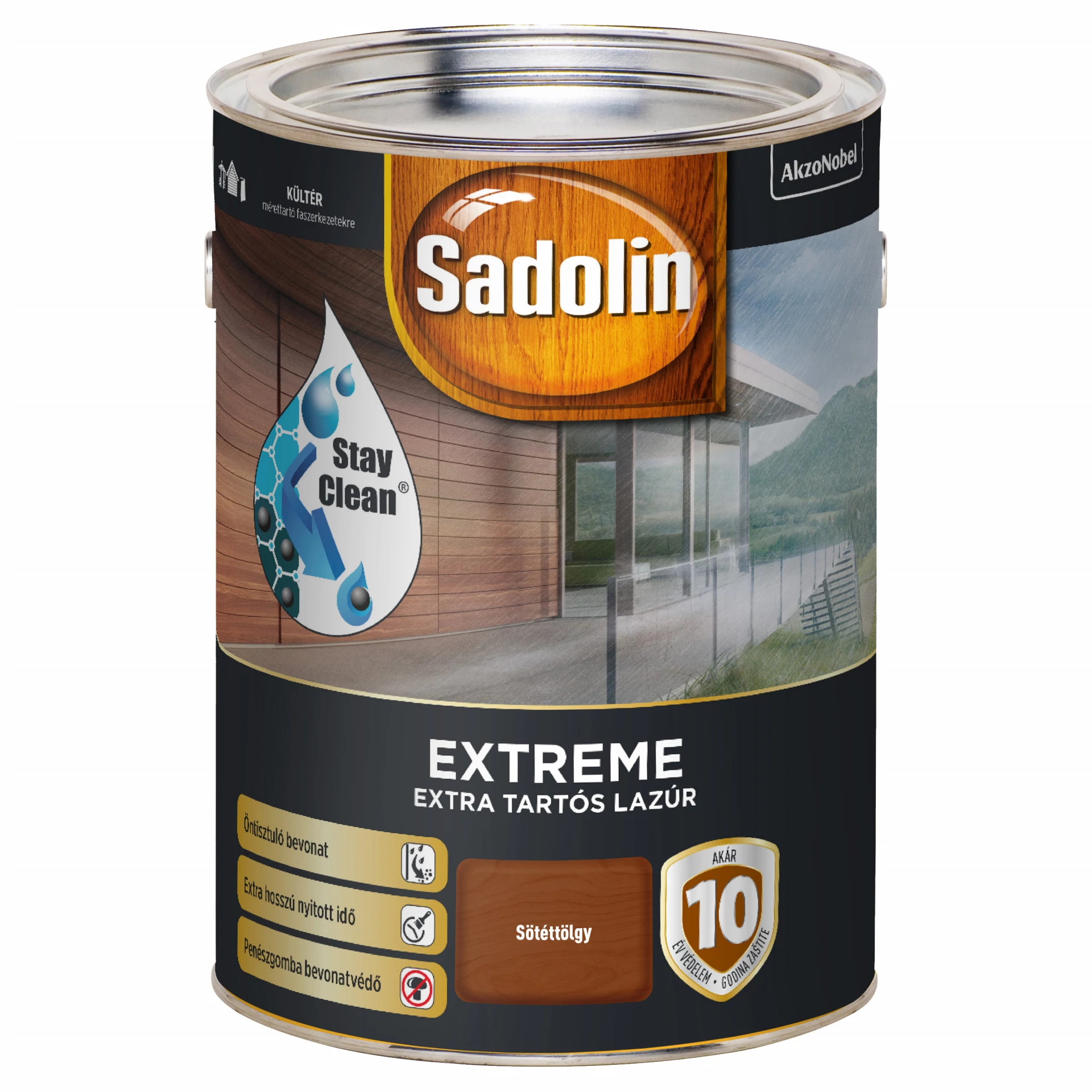 Sadolin Extreme - 4,5 l  sötéttölgy | extra tartós vastaglazúr
