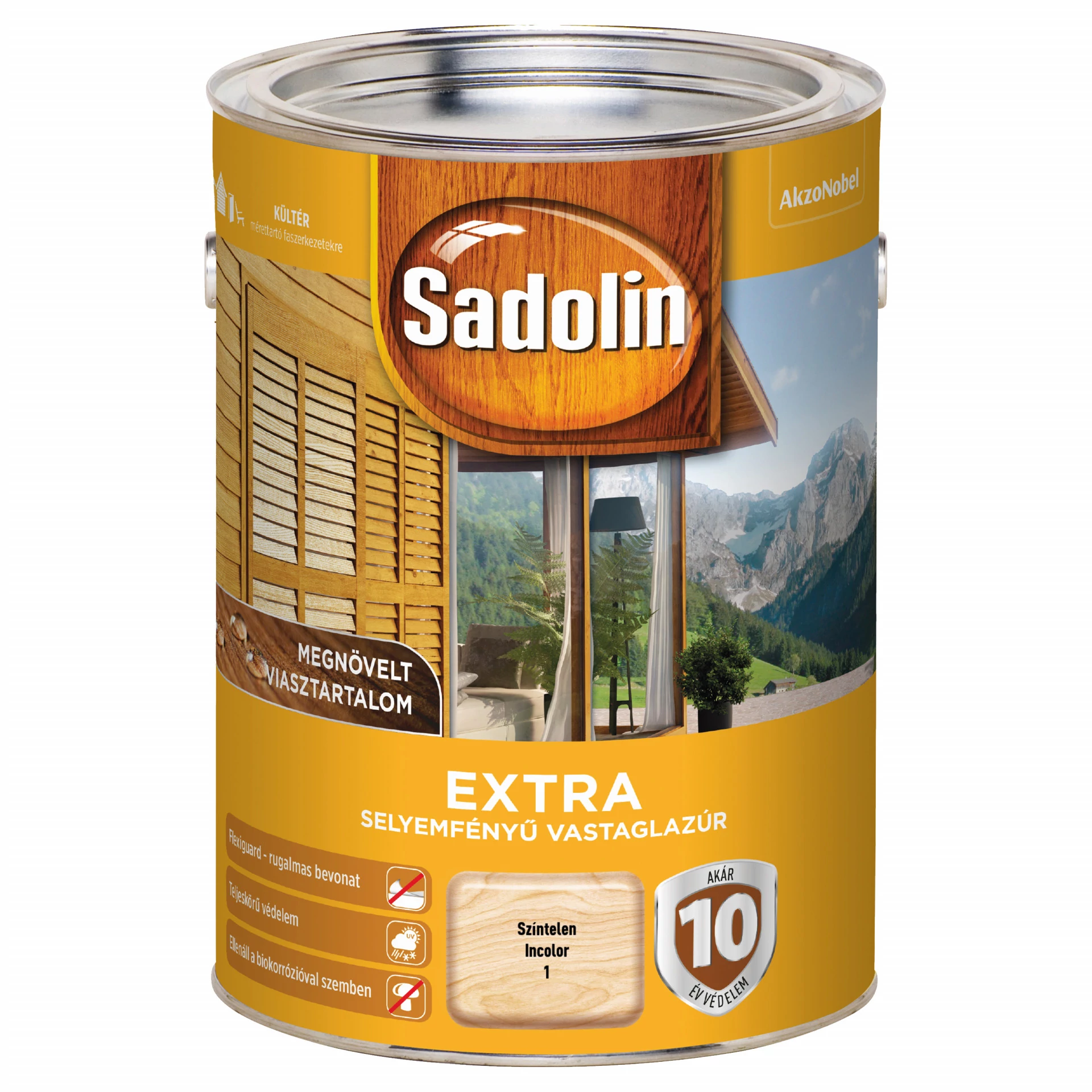 Sadolin Extra - 5 l színtelen | selyemfényű vastaglazúr
