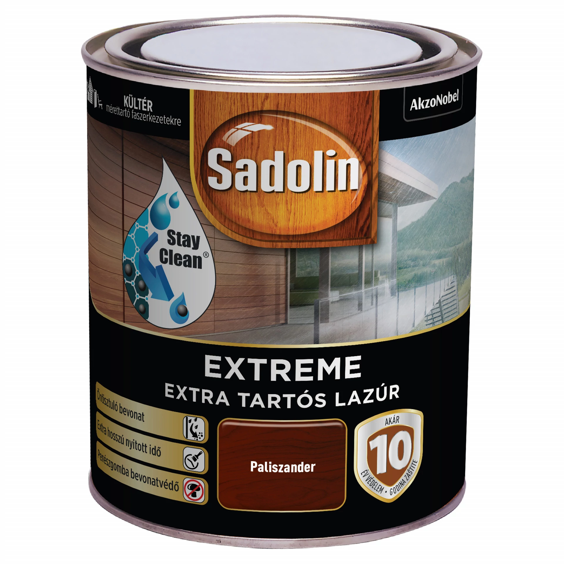 Sadolin Extreme - 0,7 l paliszander| extra tartós vastaglazúr