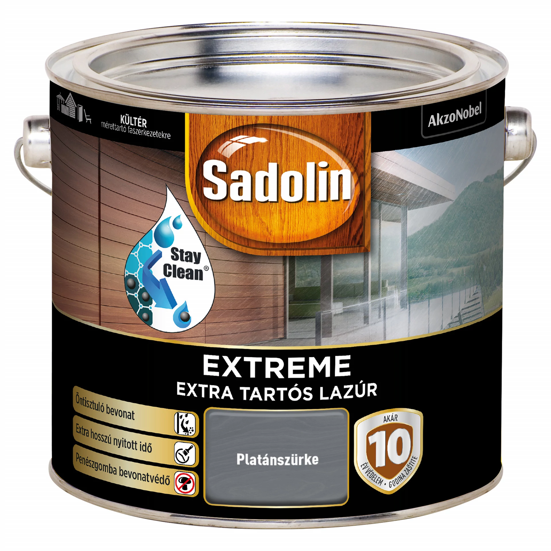 Sadolin Extreme - 2,5 l Platánszürke| extra tartós vastaglazúr