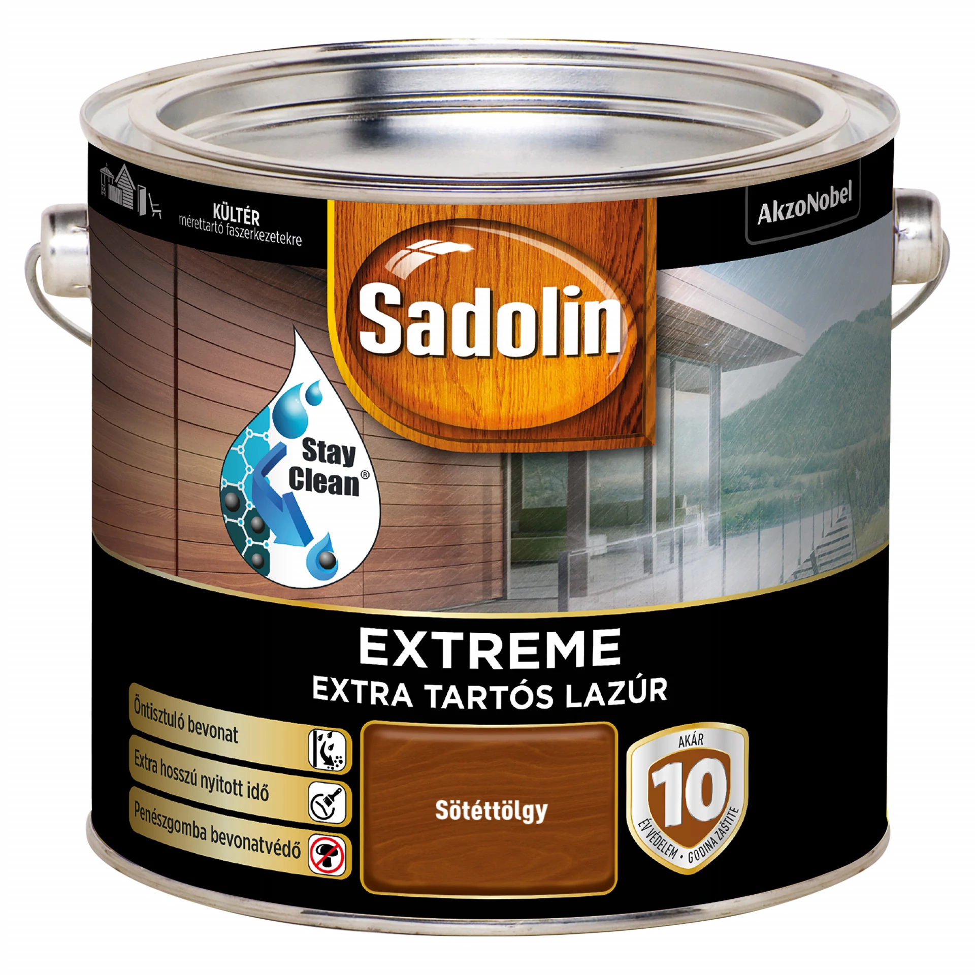 Sadolin Extreme - 2,5 l sötéttölgy| extra tartós vastaglazúr