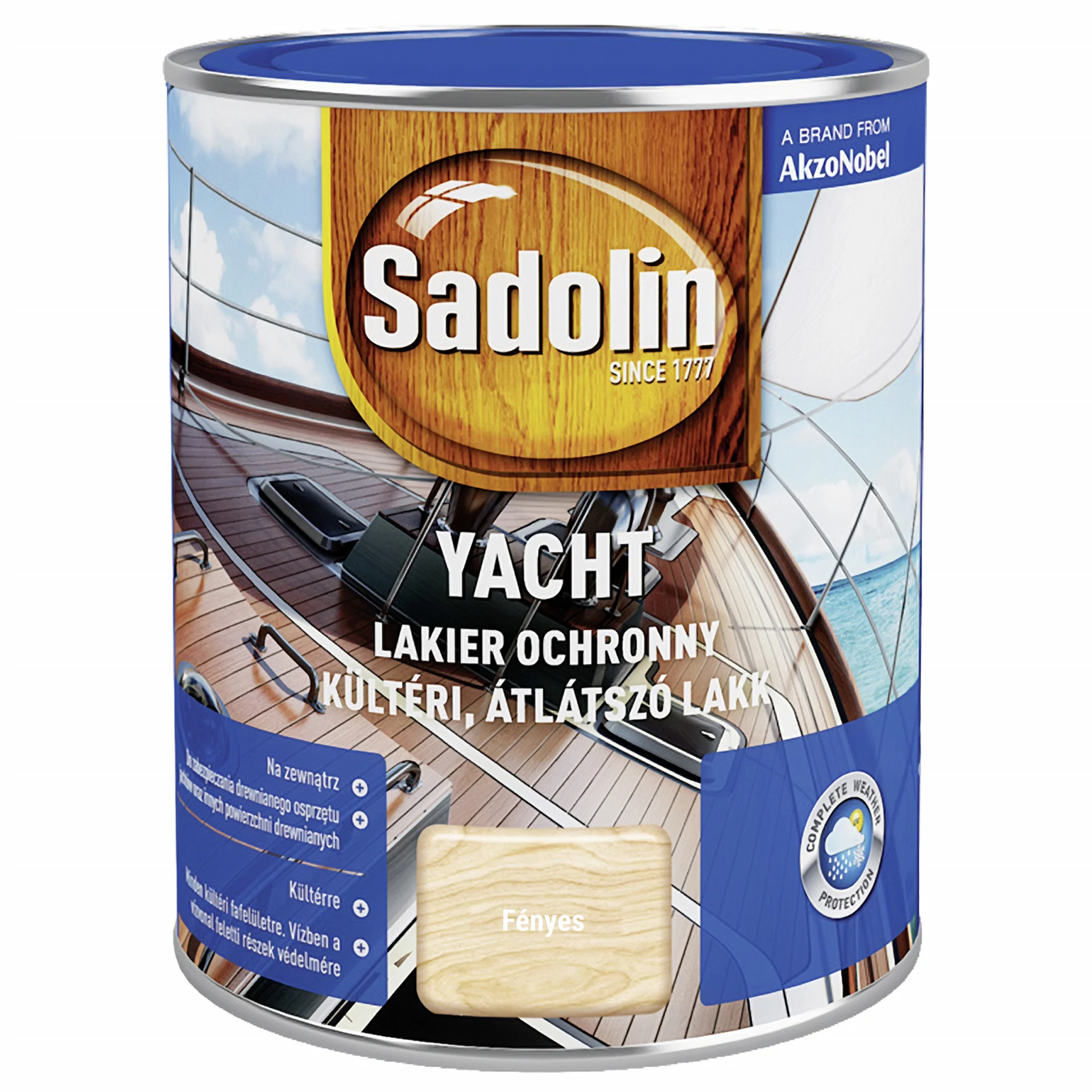 Sadolin YACHT - 0,75 l | kültéri, átlátszó lakk