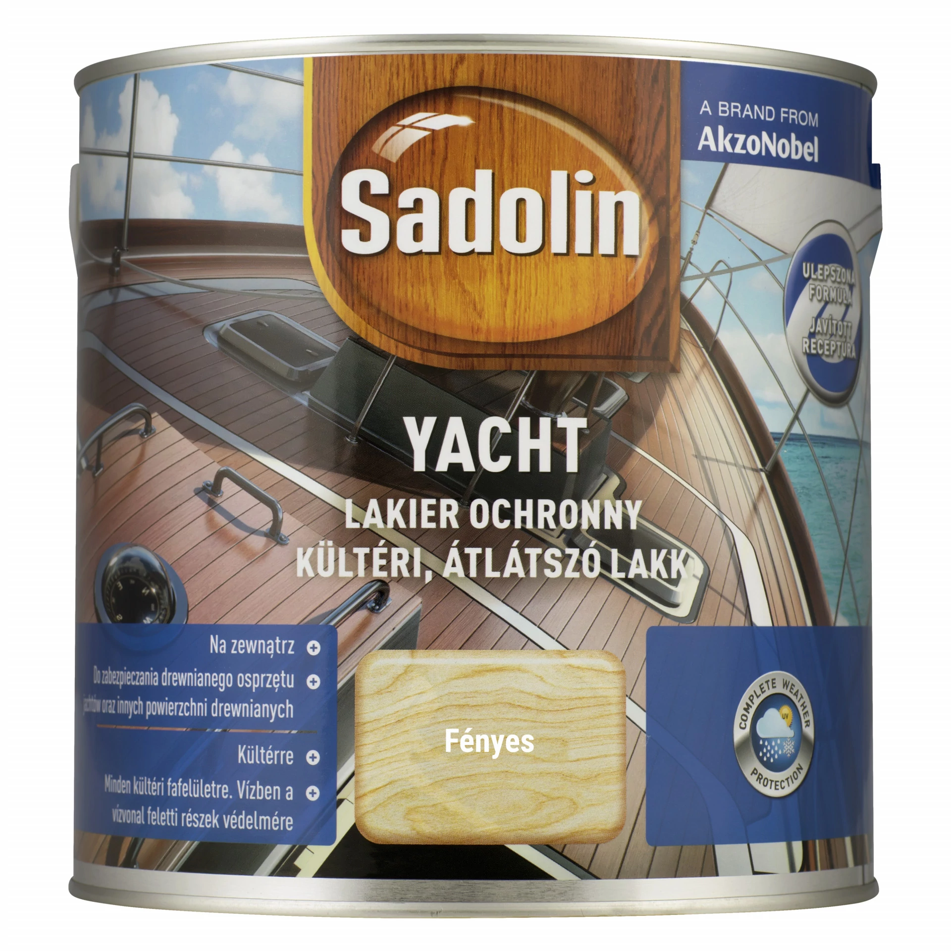 Sadolin YACHT - 2,5 l | kültéri, átlátszó lakk
