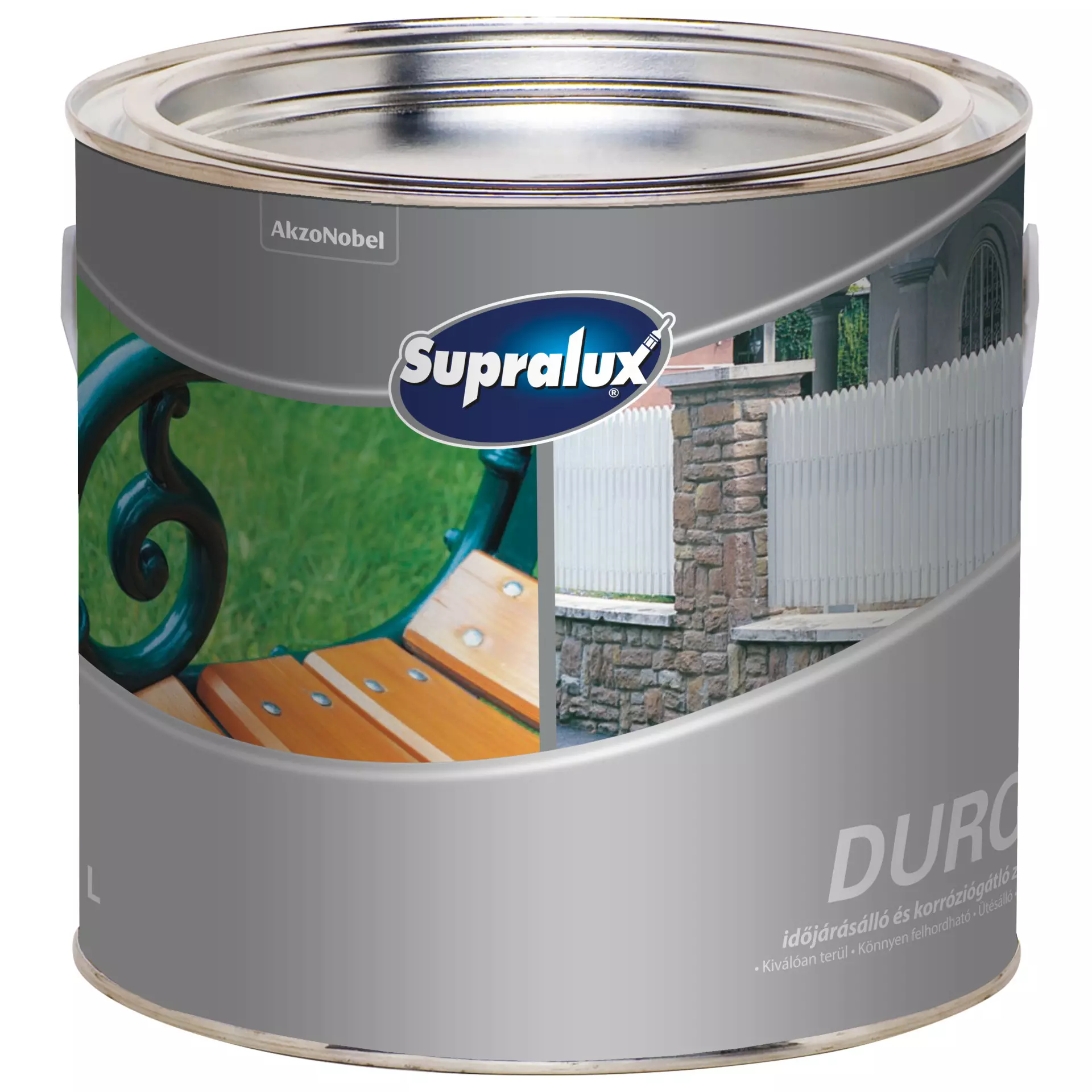 Supralux Durol időjárásálló és korróziógátló zománc kék 2,5 l