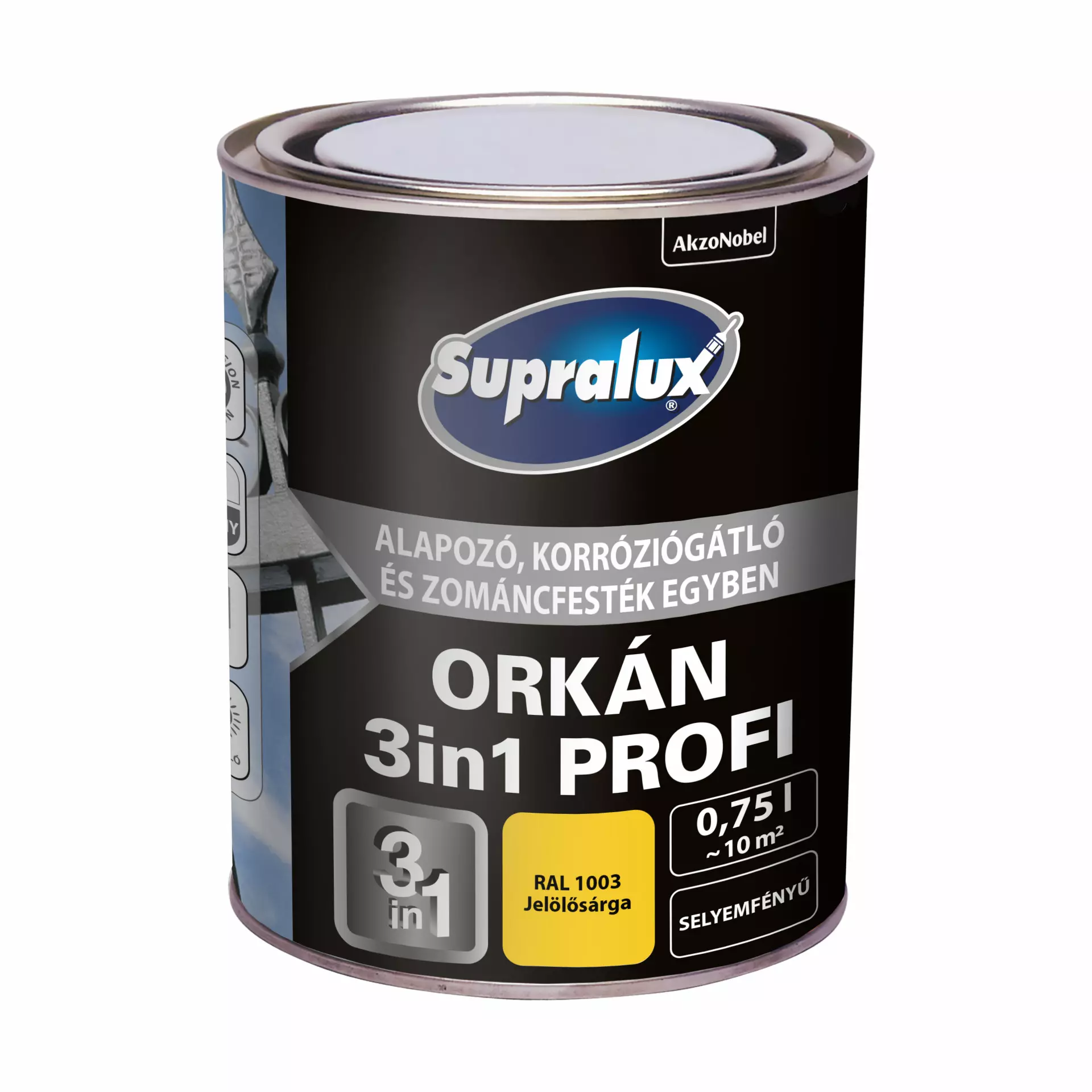 Supralux Orkán 3in1 Profi RAL1003 Jelölősárga 0,75 l