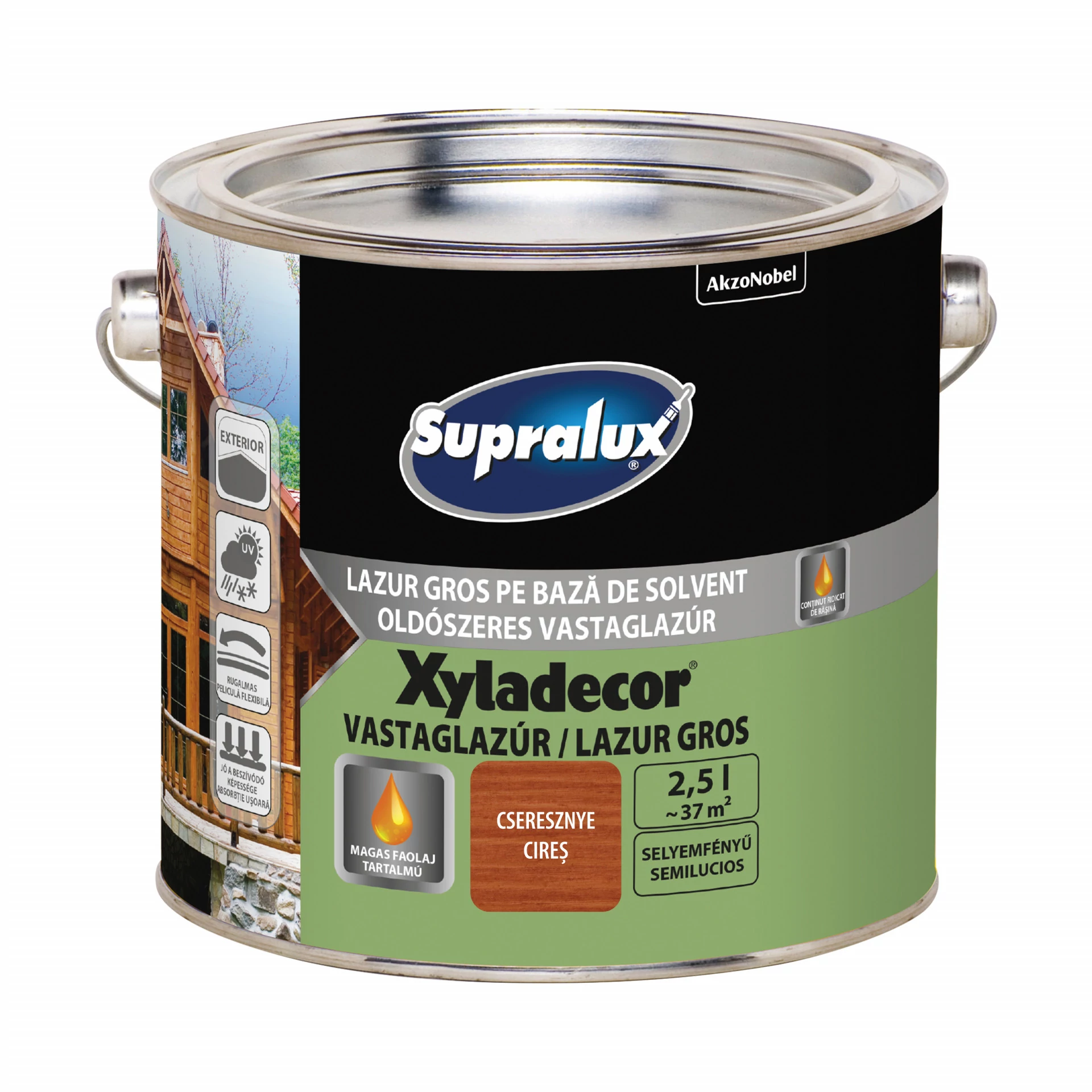 Supralux Xyladecor Vastaglazúr Cseresznye 2,5 l