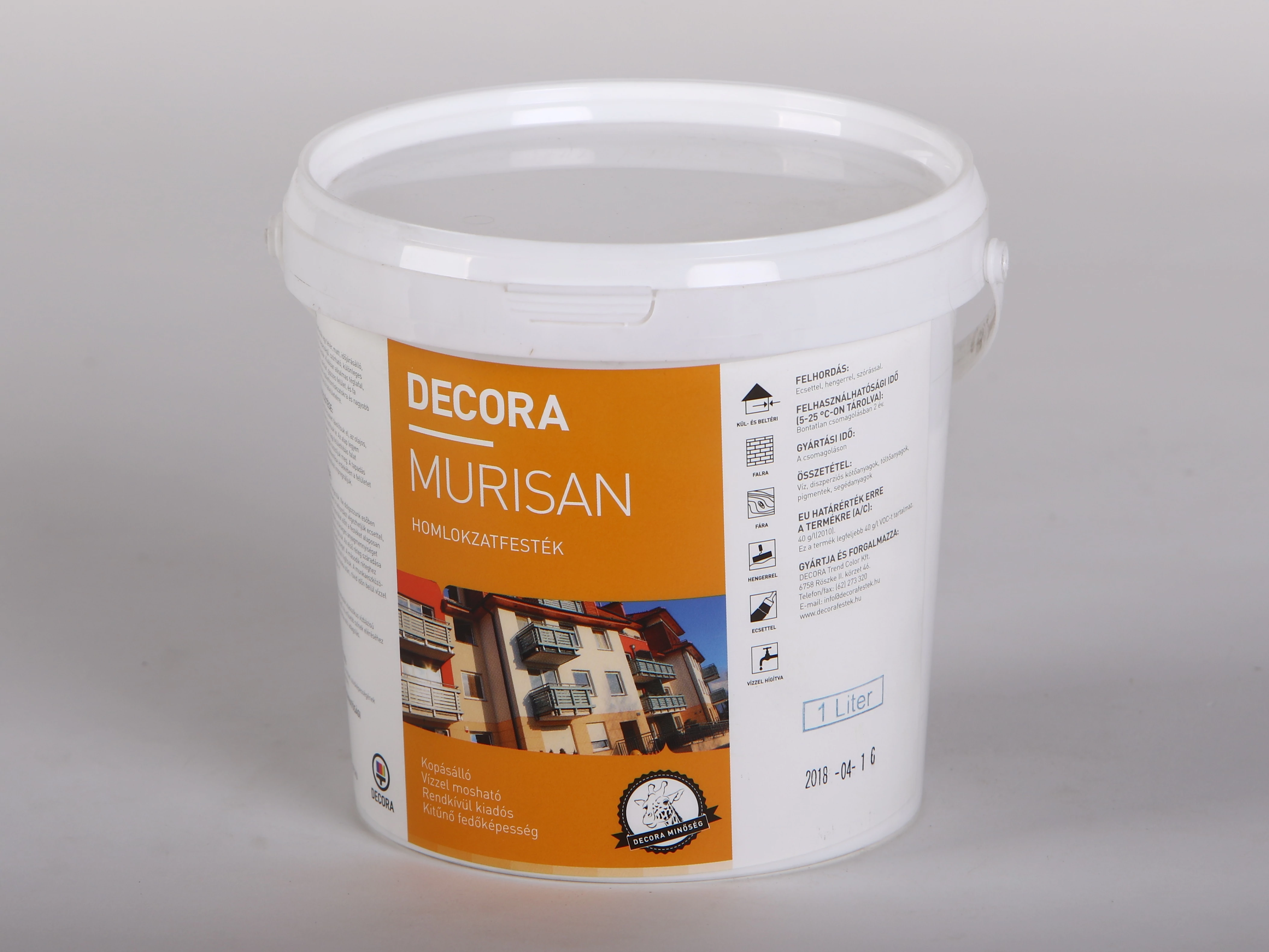 DECORA Murisan homlokzatfesték 1 l fehér