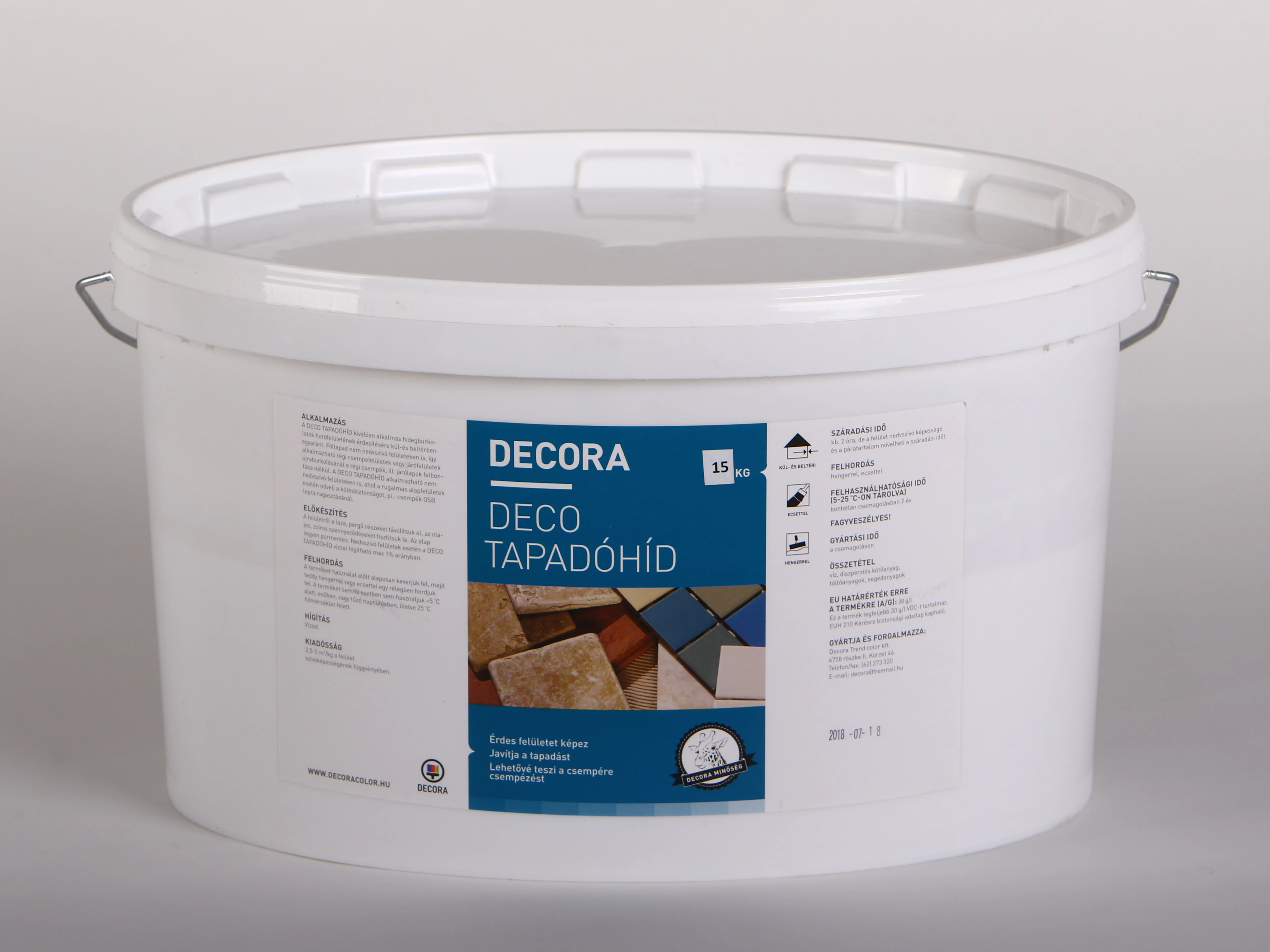 Decora Deco Tapadóhíd 15 kg vödör