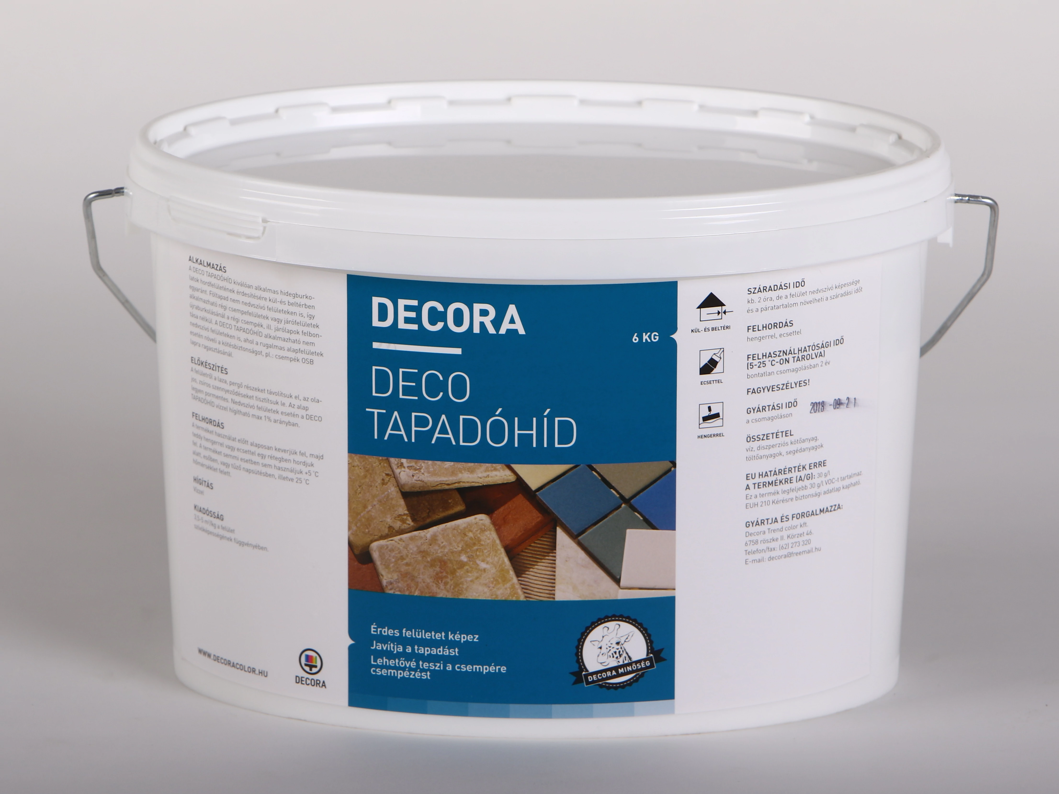 Decora Deco Tapadóhíd 6 kg vödör