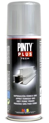 PINTY PLUS Tech alapozó vas és acél felületre 400 ml RAL I101 fehér