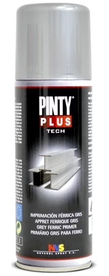 PINTY PLUS Tech alapozó vas és acél felületre 400 ml RAL I113 szürke