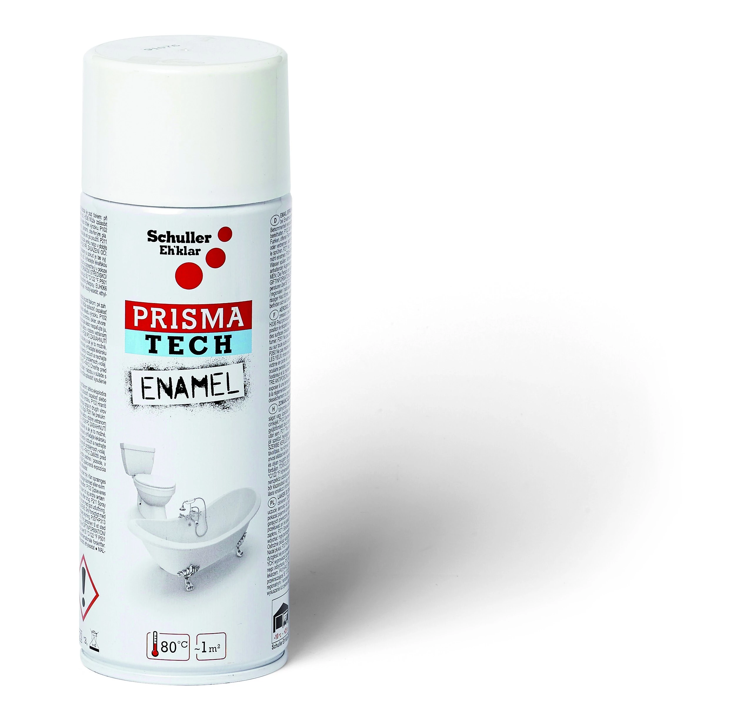 Schuller PRISMA TECH ENAMEL Zománc-szaniter 400 ml aer. fehér