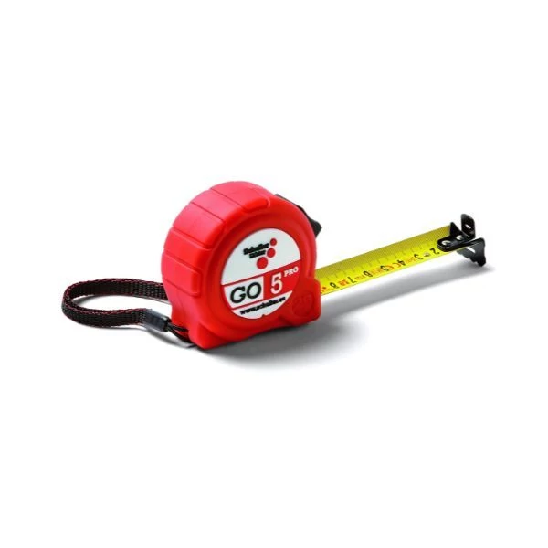 Schuller GO PRO mérőszalag stopperrel 2 K házzal 5 m x 25 mm