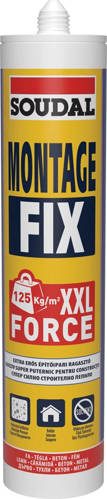 Soudal Montage fix 280 ml - vízbázisú szerelőragasztó