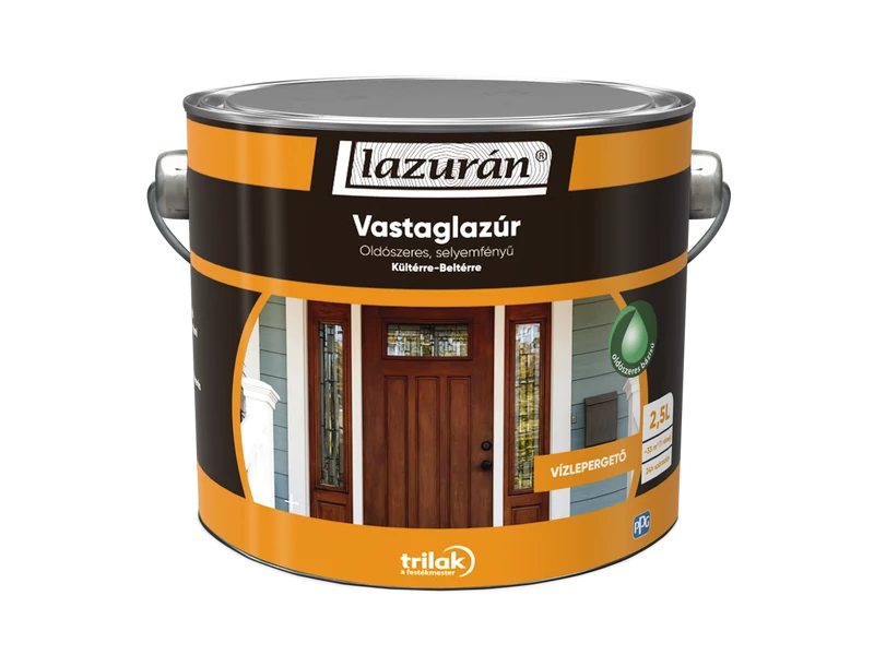 Lazurán Selyemfényű Vastaglazúr Mahagóni 2,5 l