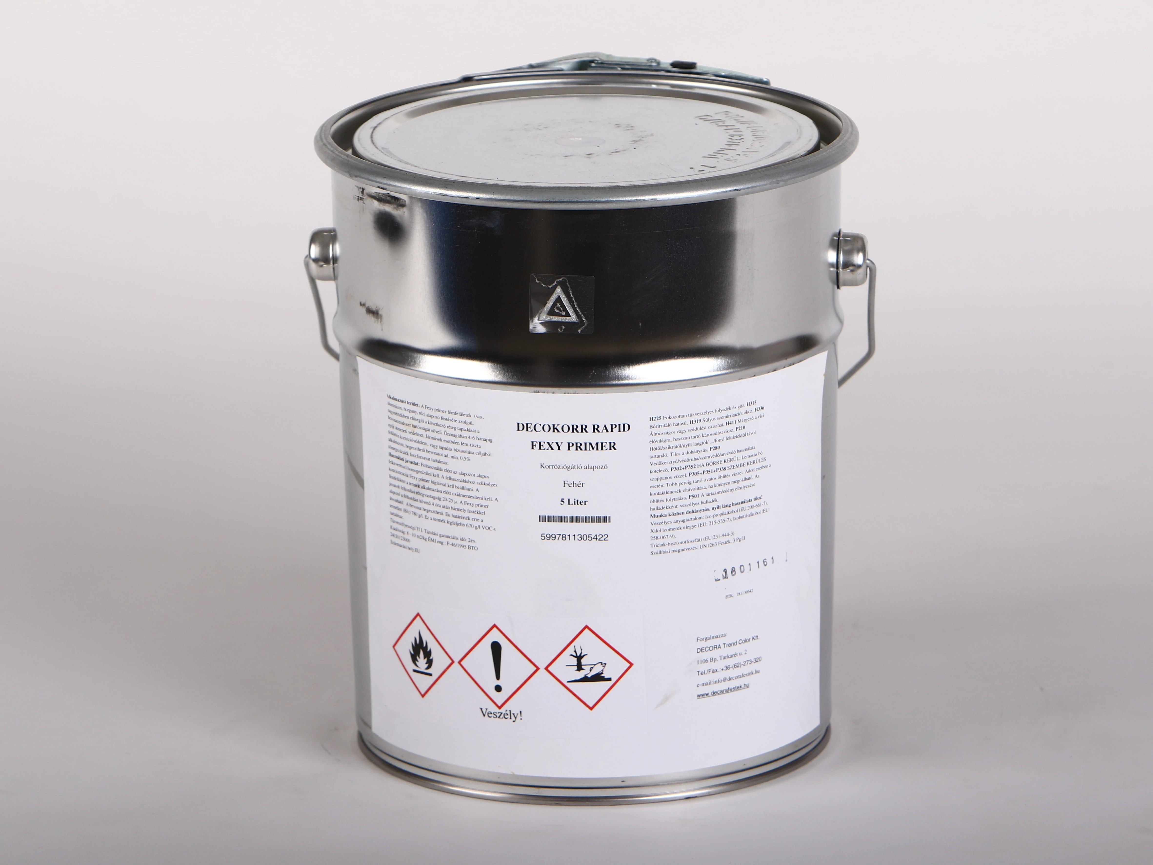 DECORA Decokorr Fexy Primer rozsdagátló alapozó 5 l 100 fehér