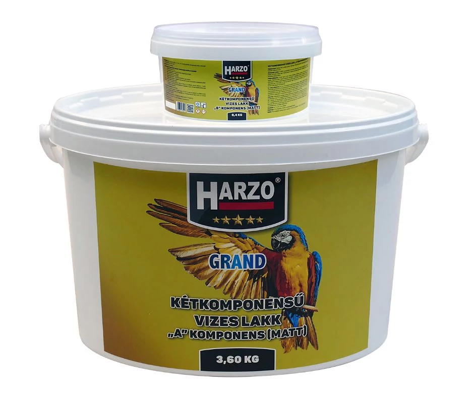 HARZO Kétkomponensű Vizes Lakk 4 kg