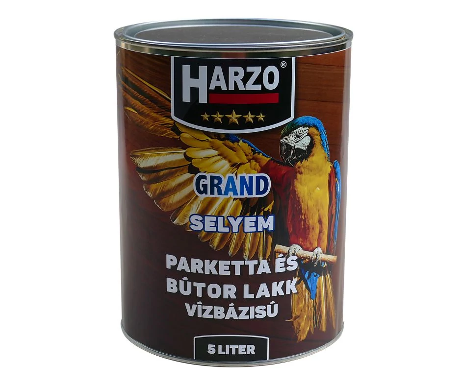 HARZO Parkettlakk vízbázisú selyemfényű  5 liter