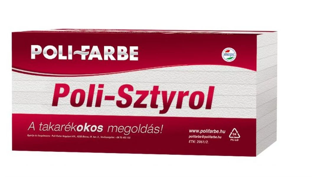 PoliFarbe POLICOLOR EPS80 hőszigetelőtábla 200 mm 1 db (2db/bála)