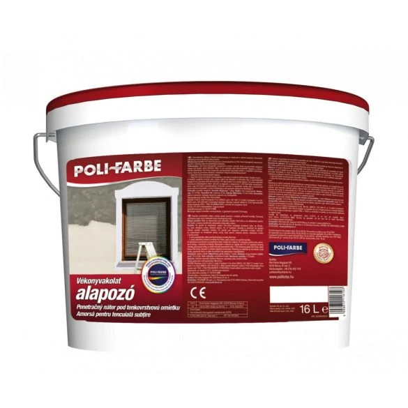 POLICOLOR vékonyvakolat alapozó 16 l fehér