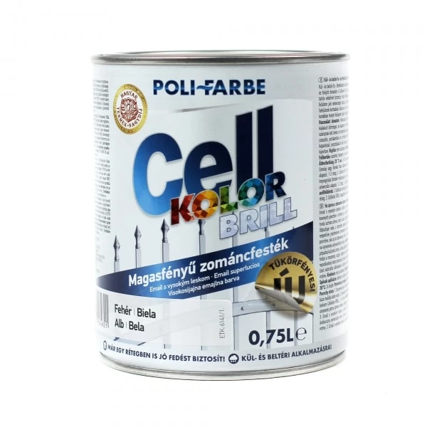 CELLKOLOR Brill mf. zománcfesték 0,25 l krém