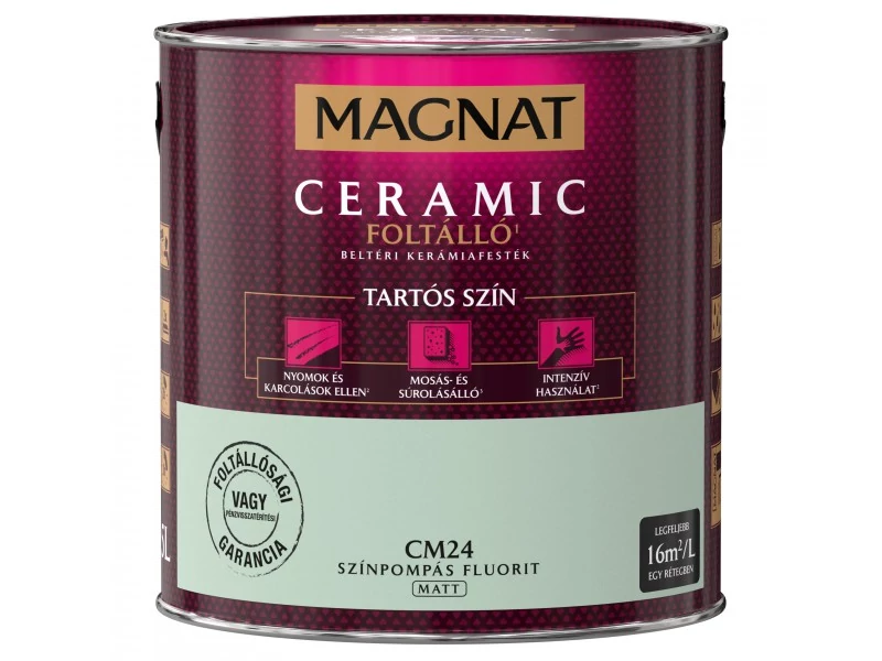 Magnat Ceramic foltálló beltéri kerámiafesték 2,5 l Színpompás fluorit CM24
