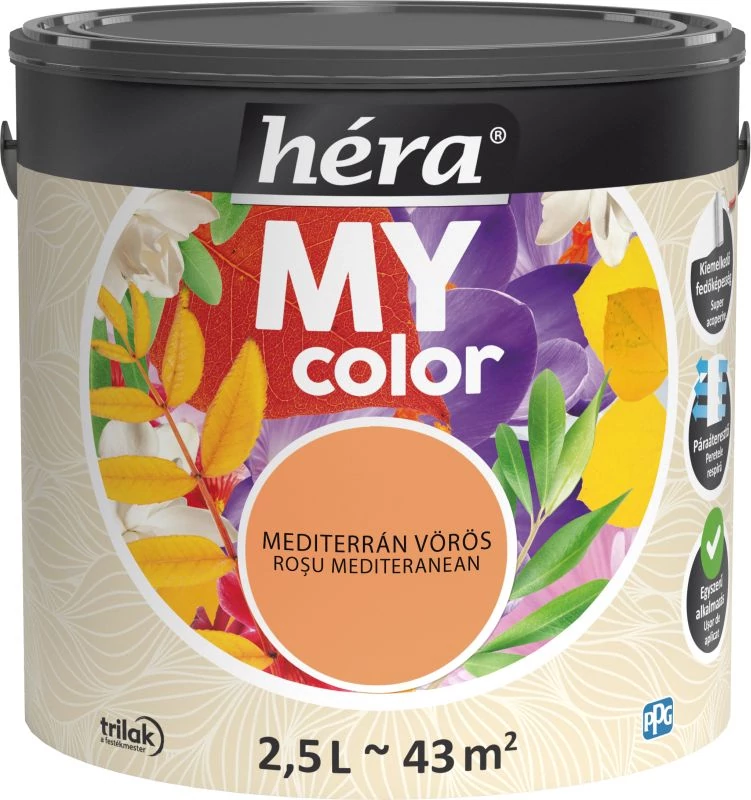 HÉRA My Color Mediterrán vörös 2,5 l