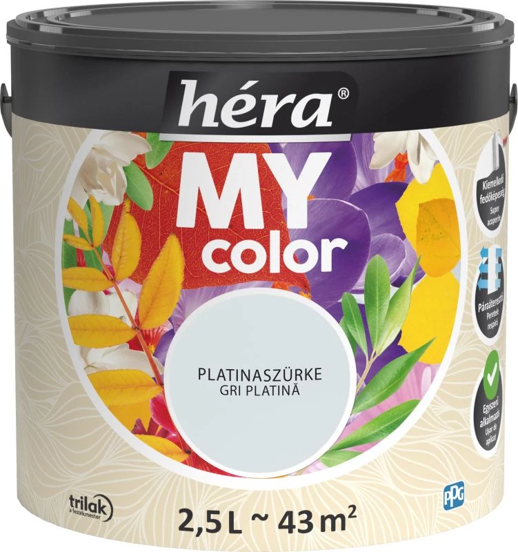 HÉRA My Color Platinaszürke 2,5 l